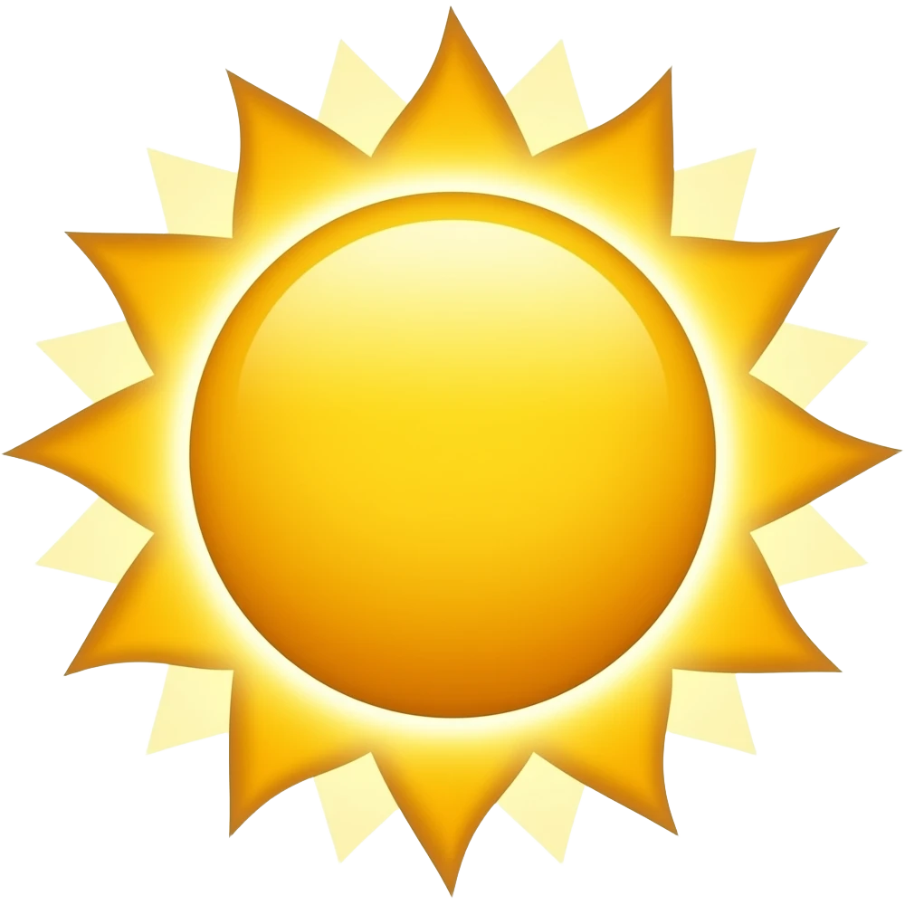 Sun emoji emoji