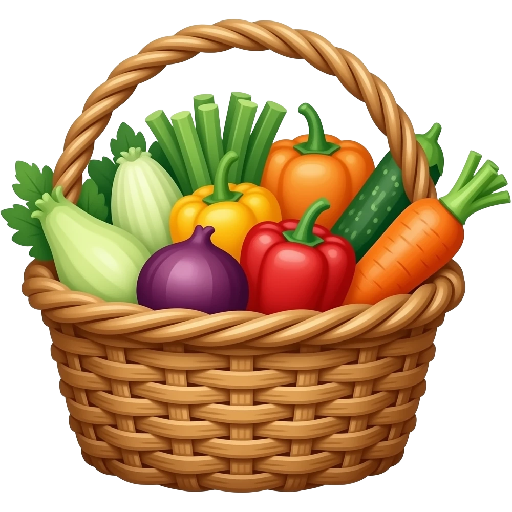 vegetable basket emoji