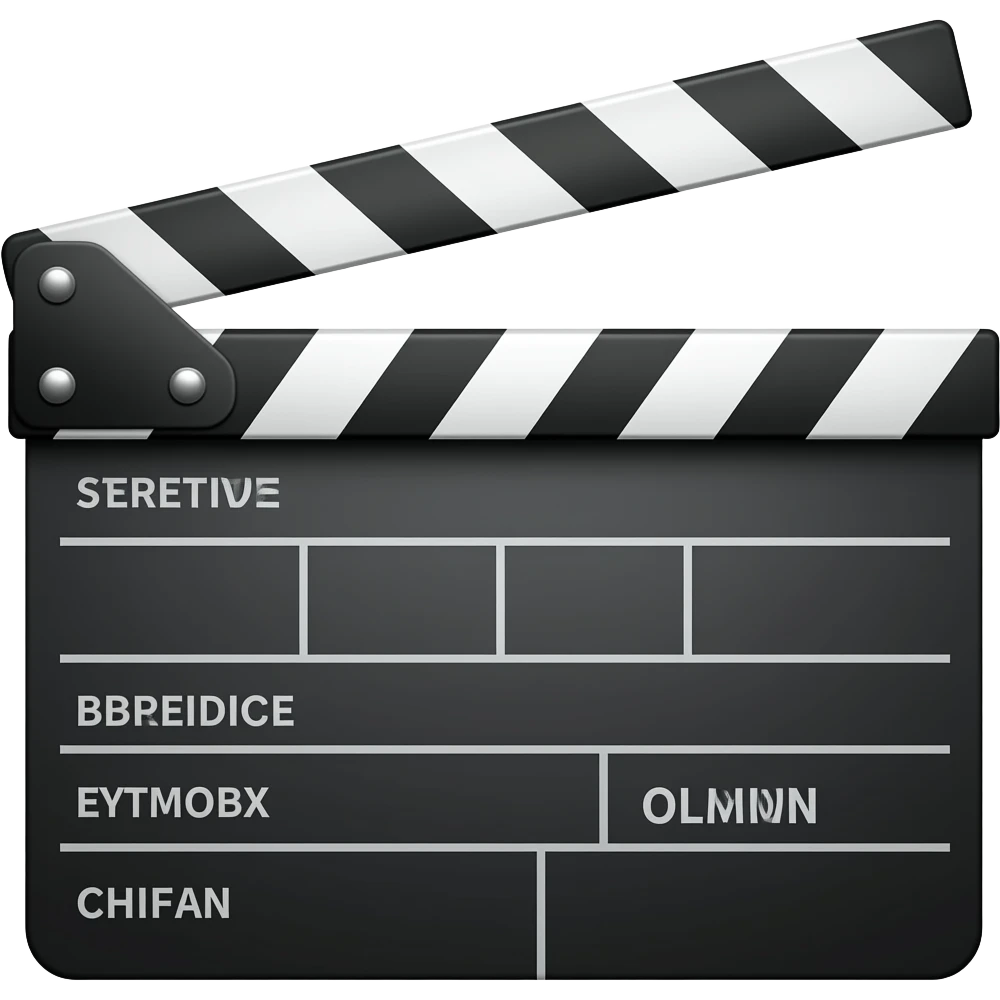 clapperboard emoji