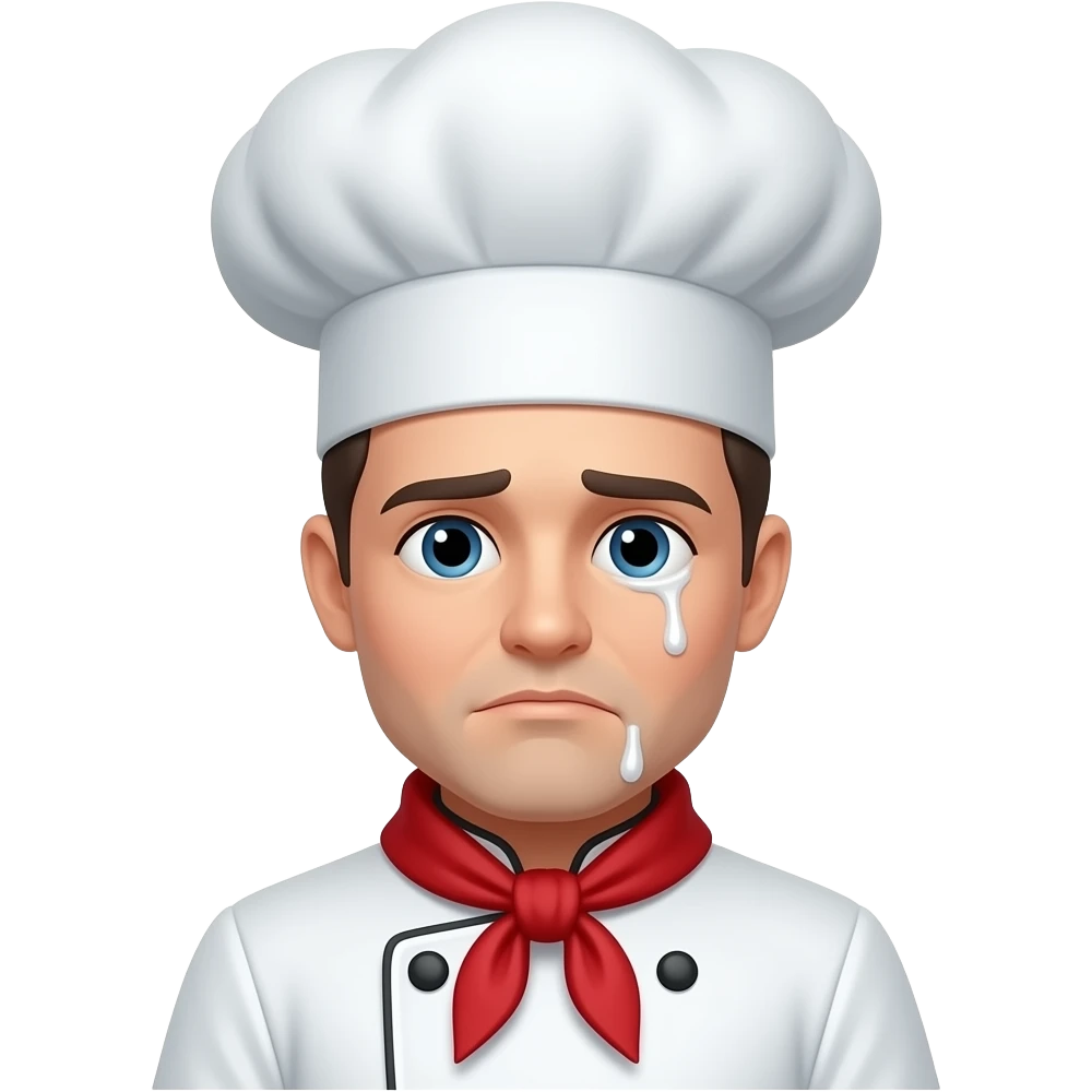 page not found sad chef emoji