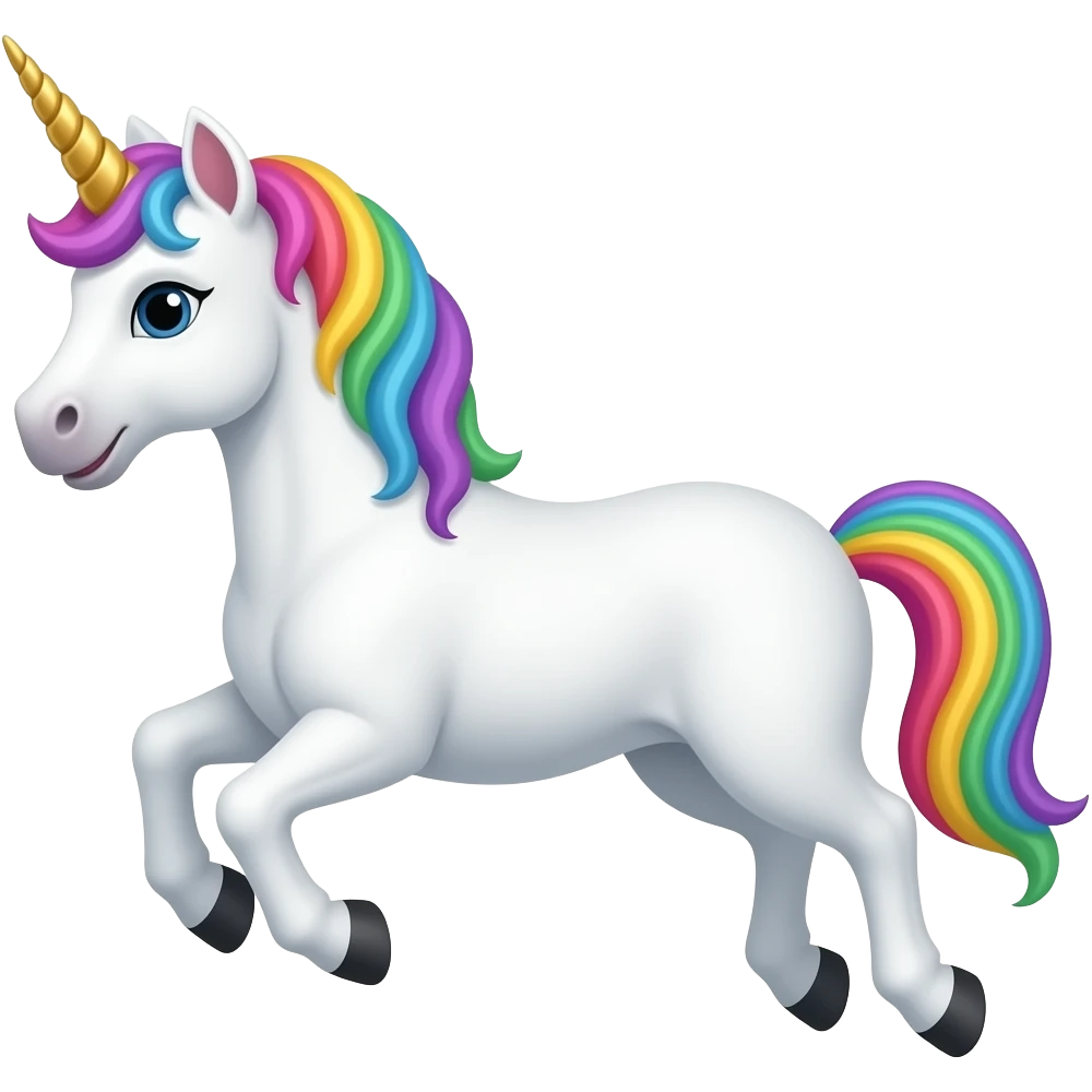 Unicorn floaty emoji