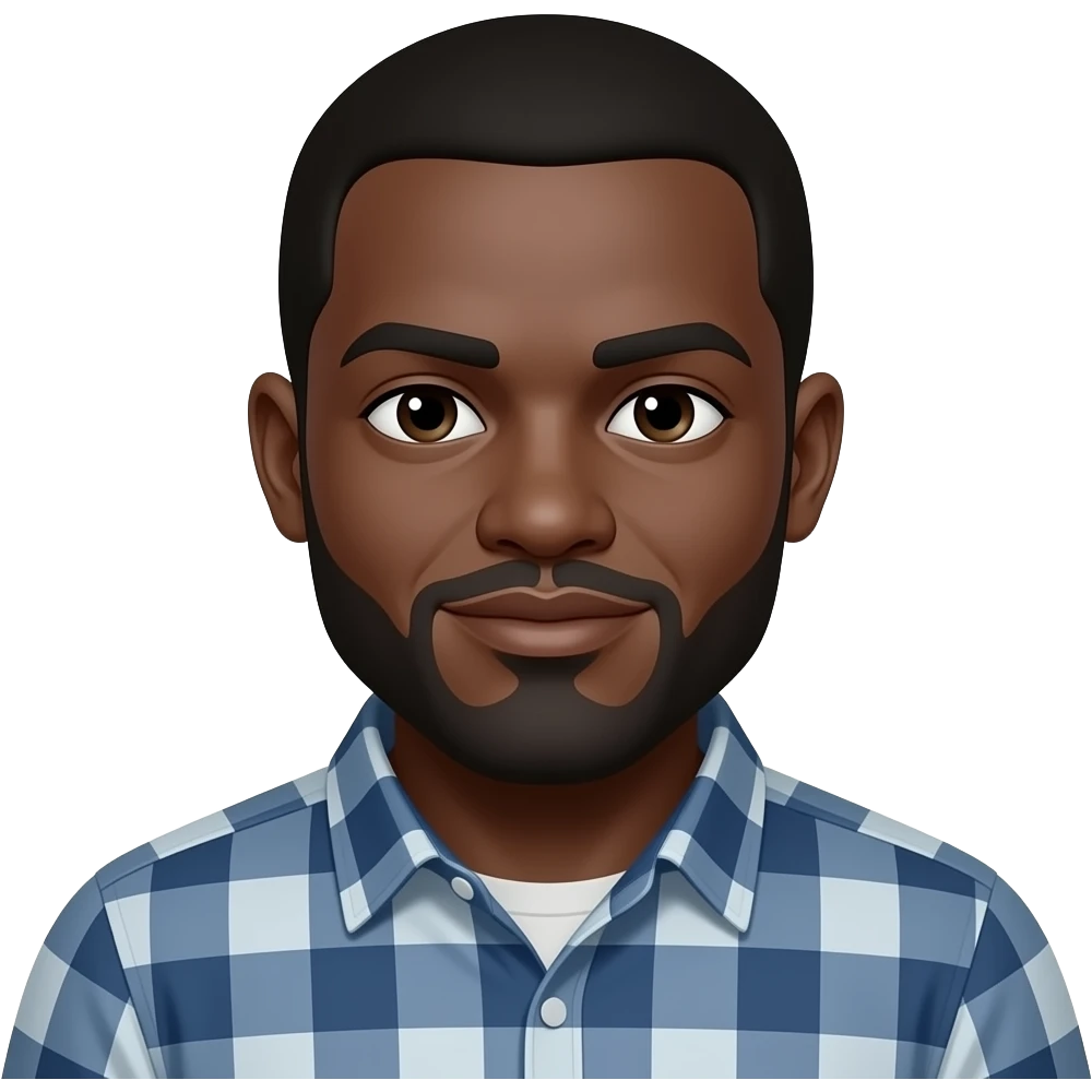 A big black man emoji