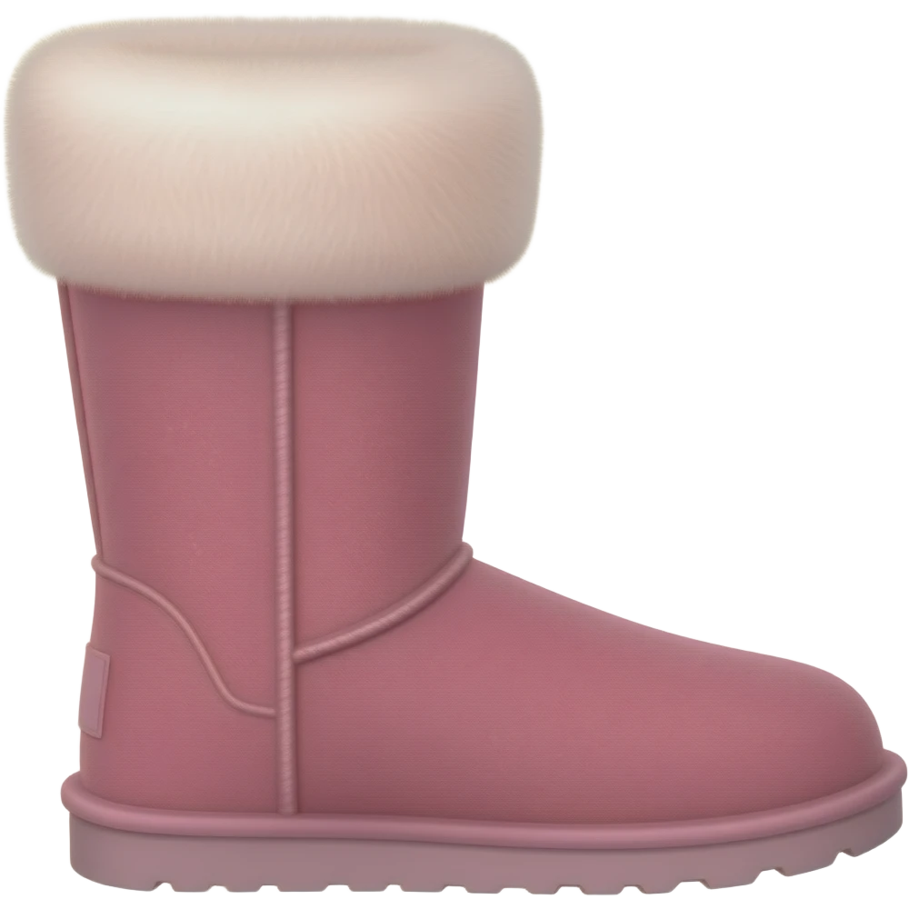 Chaussure Ugg rose emoji