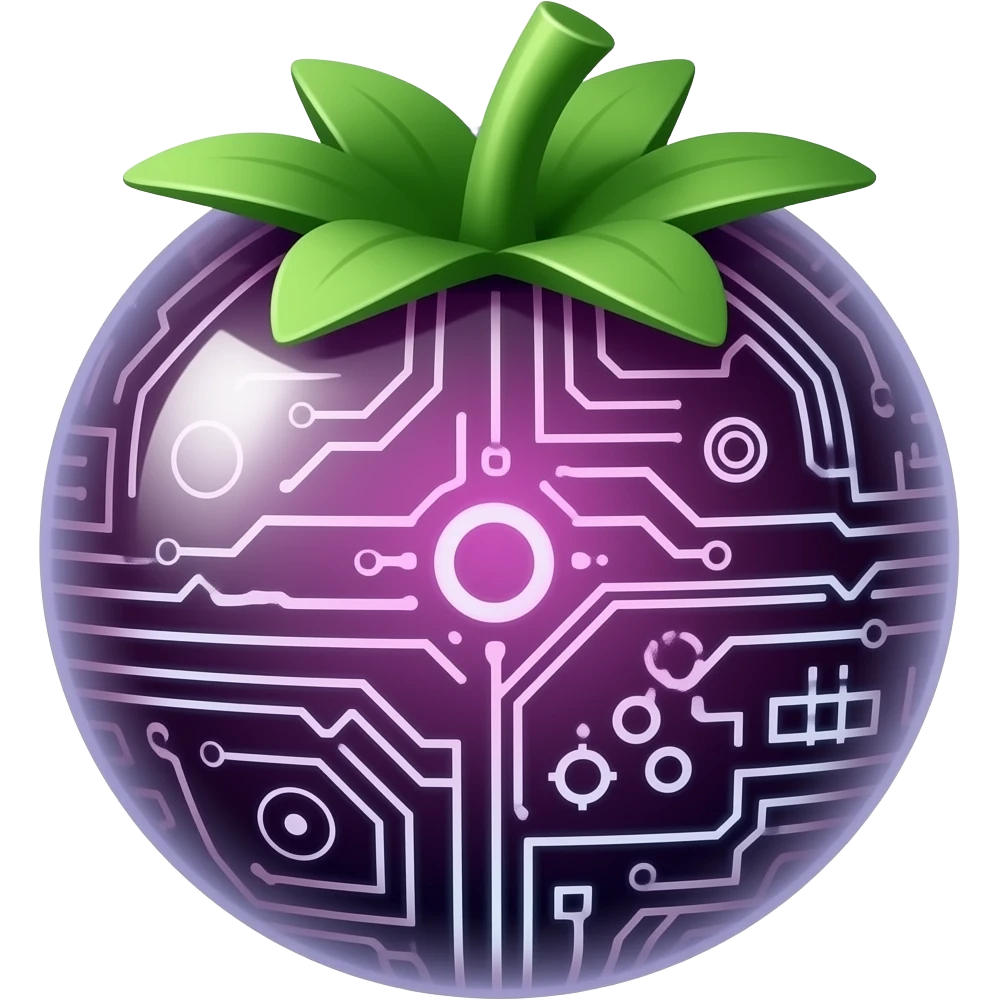 Techno berry emoji