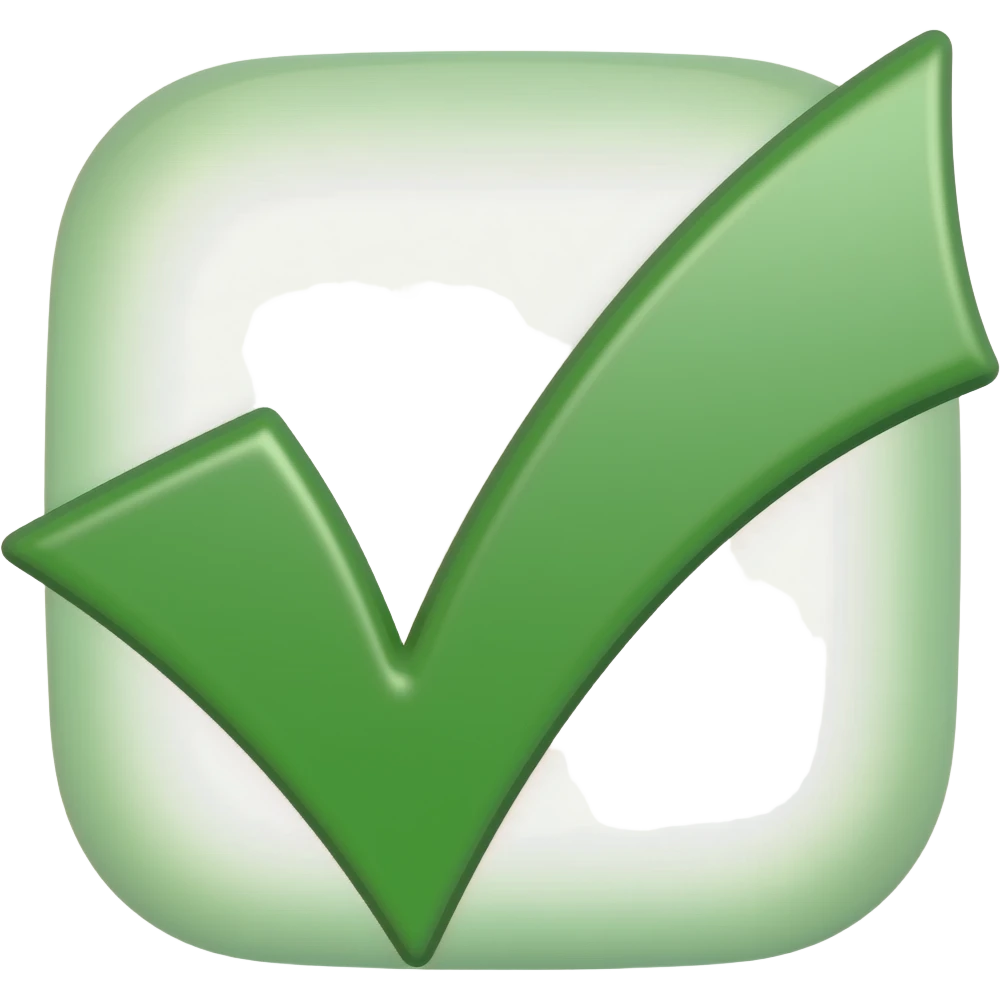 tick verde emoji