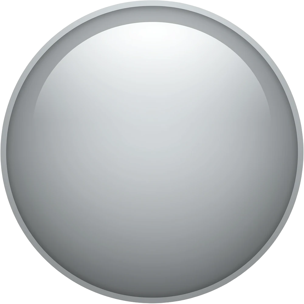Grey button emoji