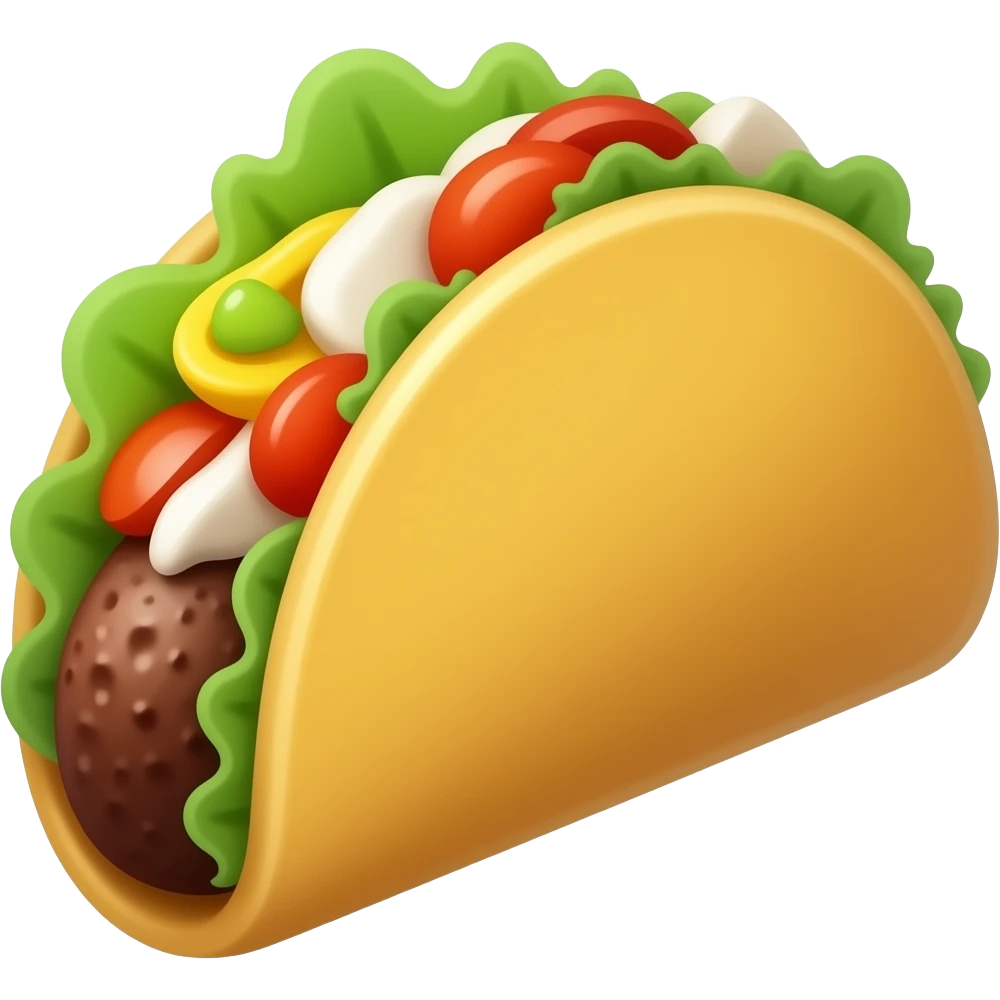 Bell made of taco emoji