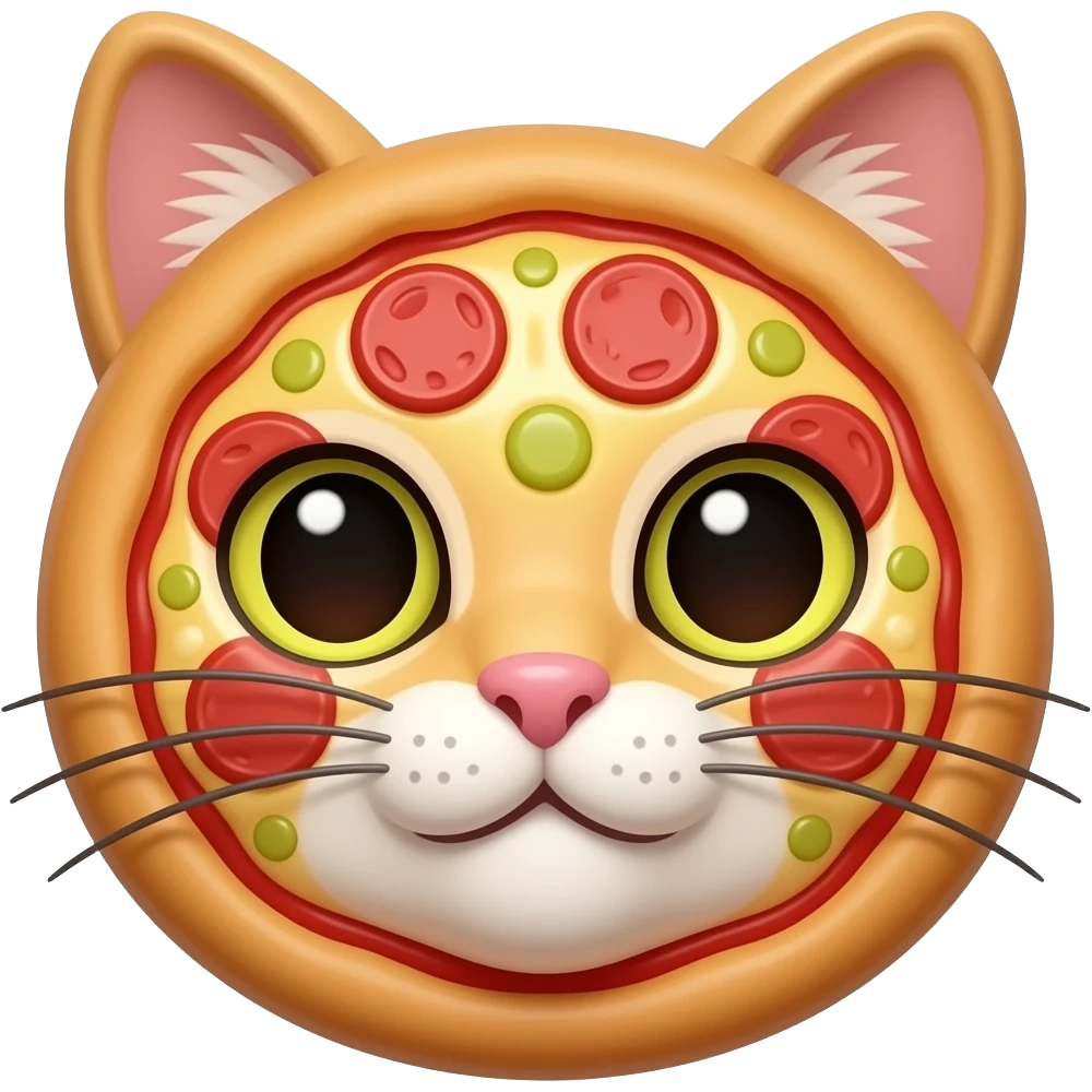 pizza cat head emoji