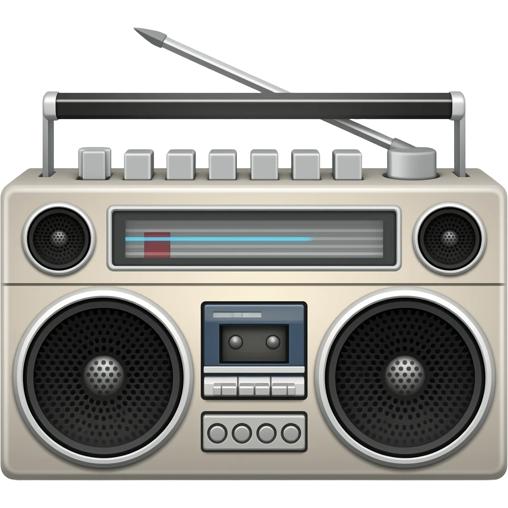 Boombox emoji