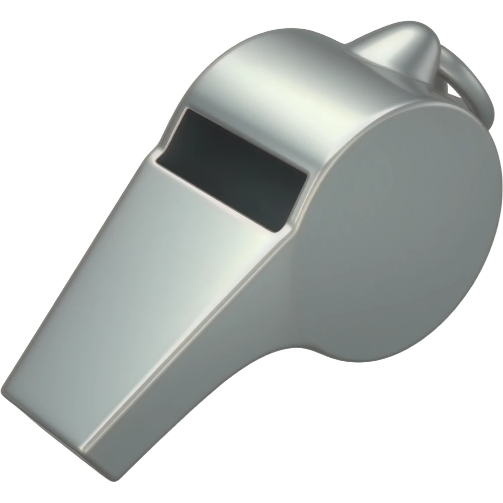 whistle emoji