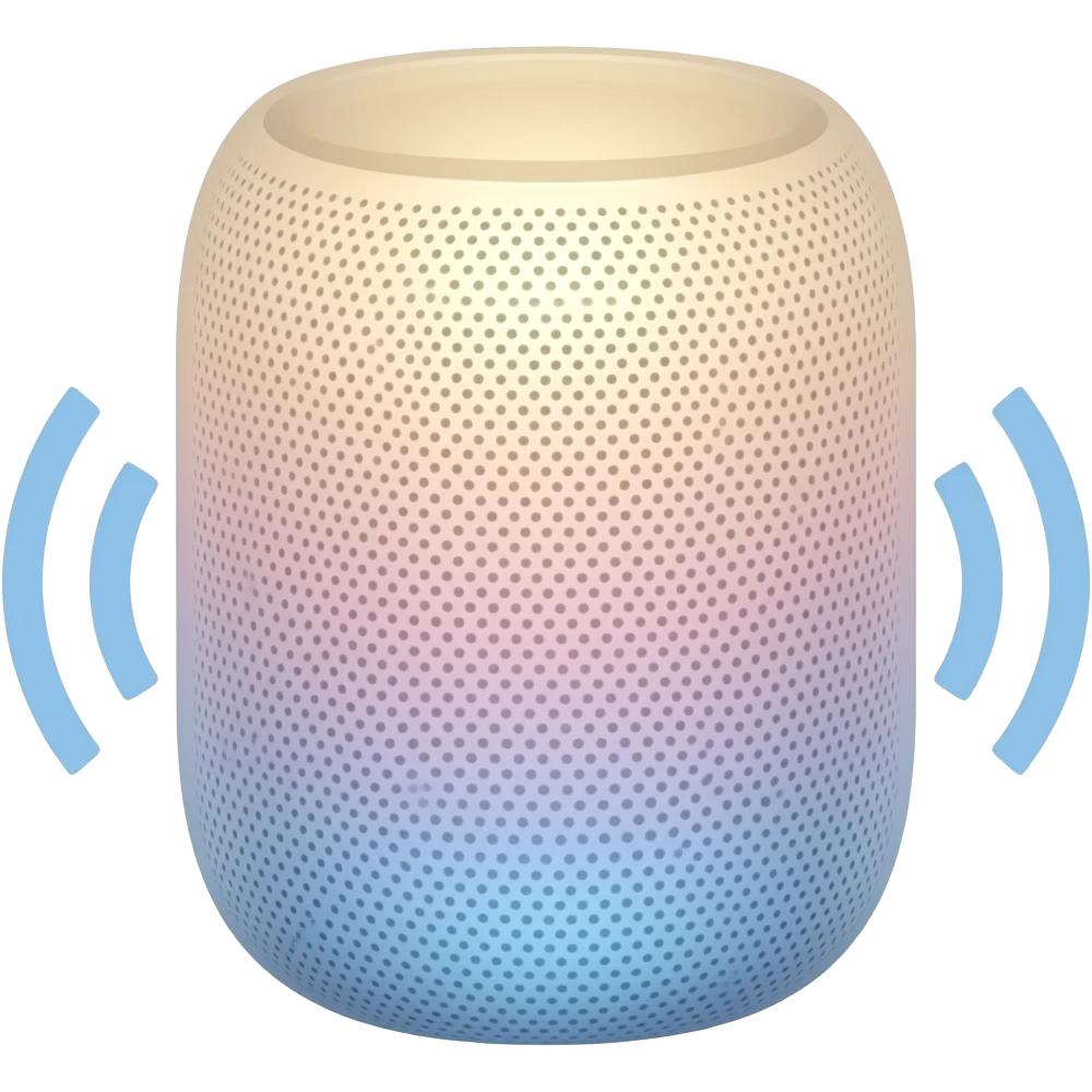 динамик говоритесь  в светлых тонах розовый желтый синий emoji
