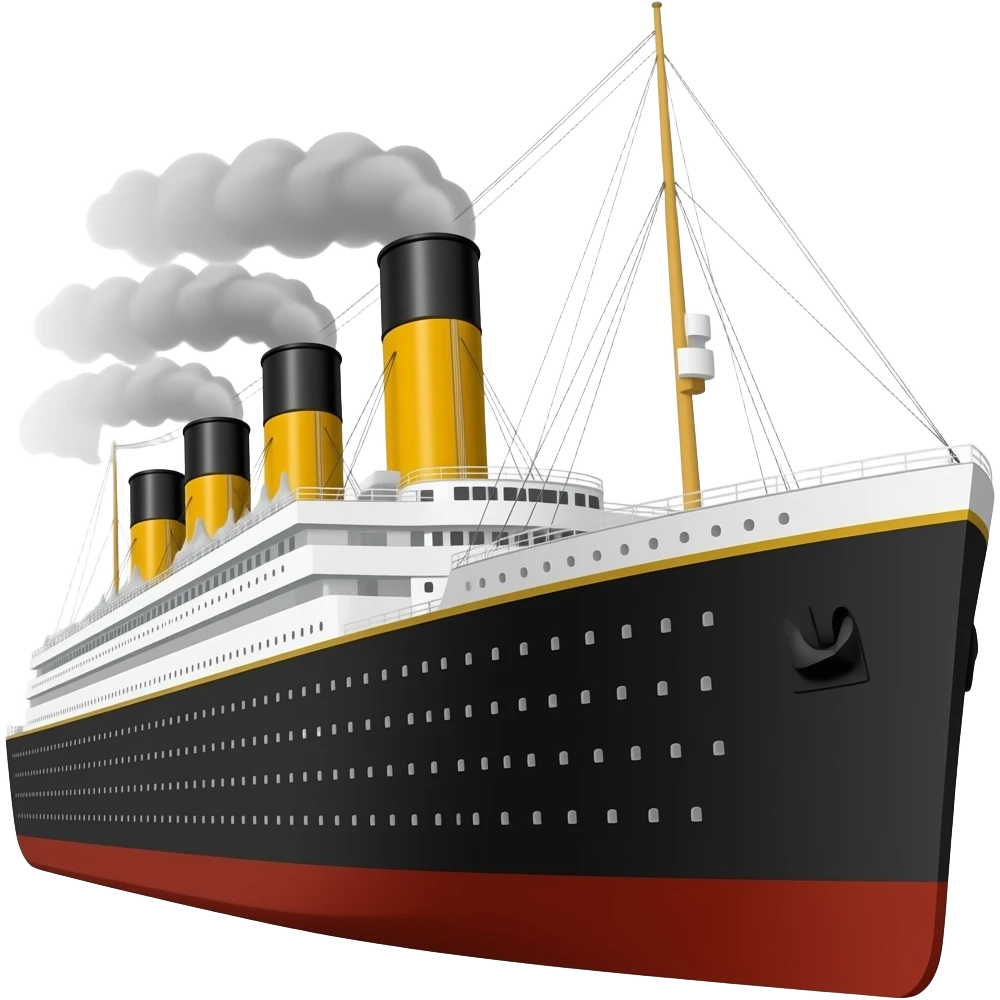 Titanic 2D emoji