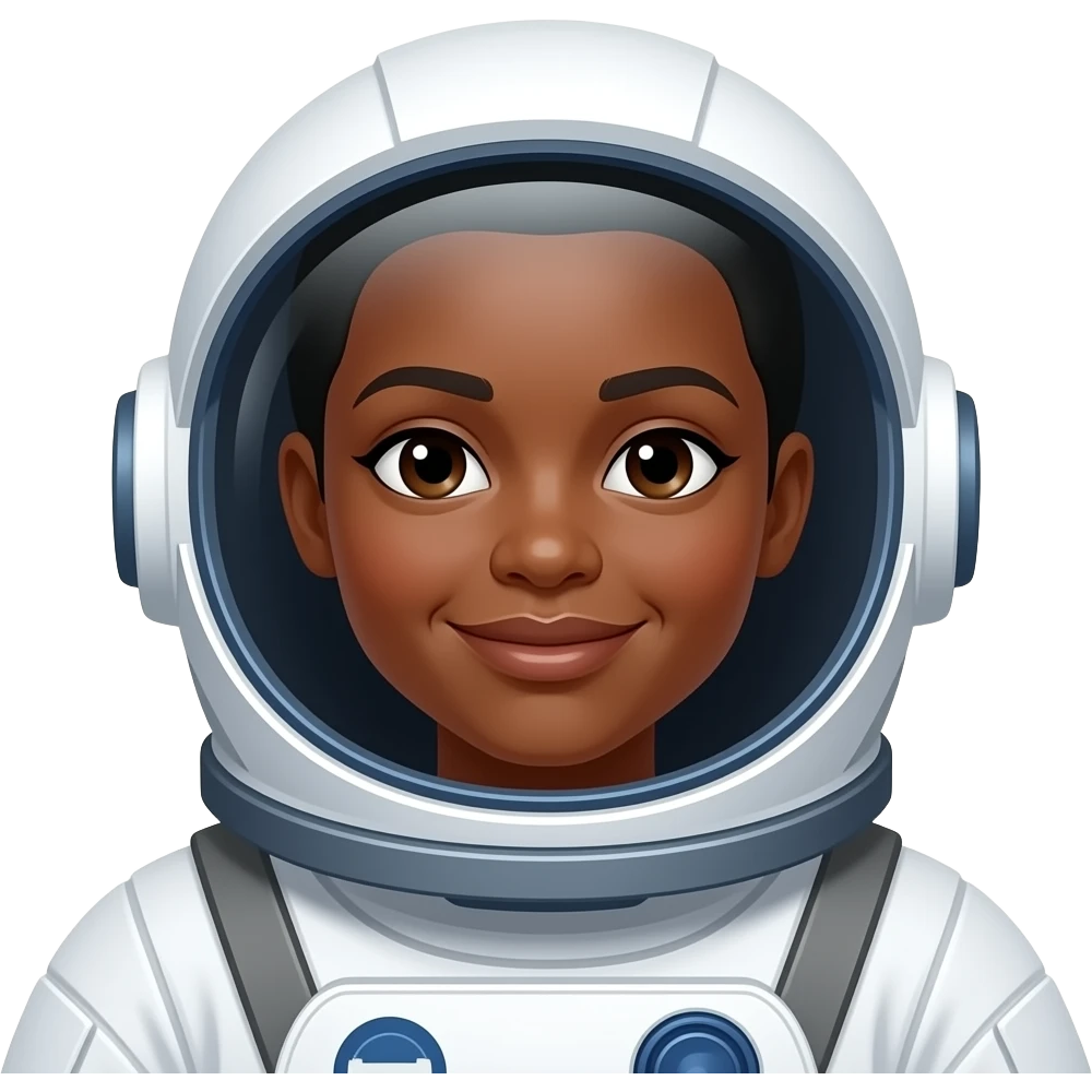 black woman Astronauts emoji