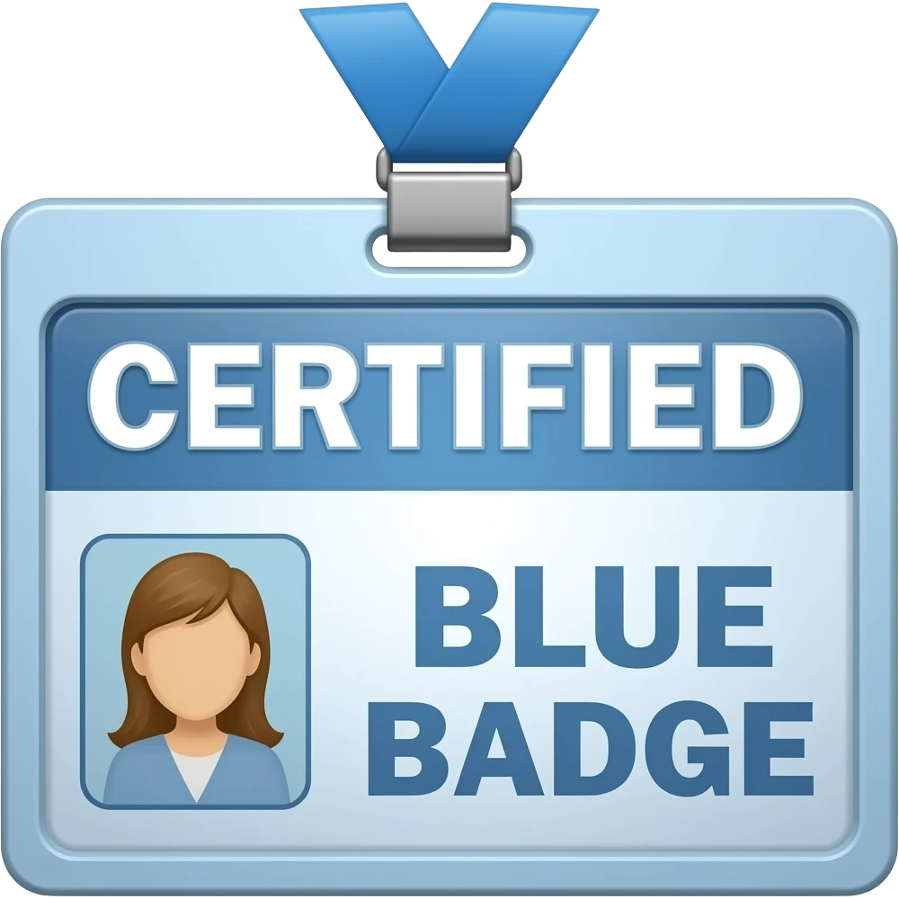 Badge Certifié bleu emoji