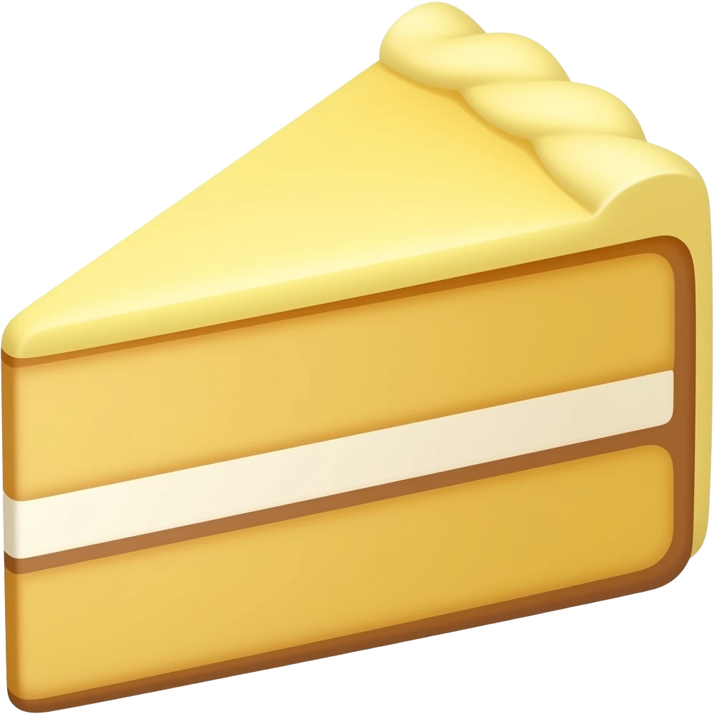 yellow cake emoji