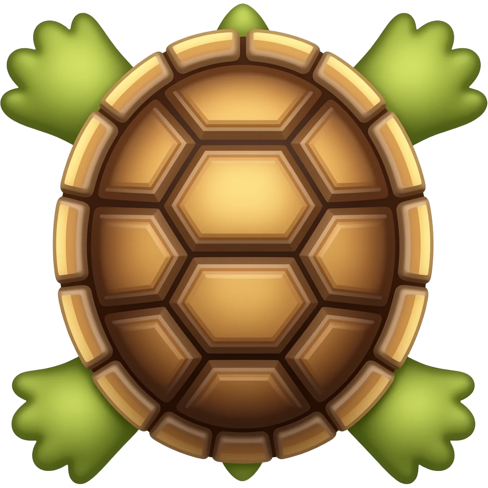 a turle shell emoji