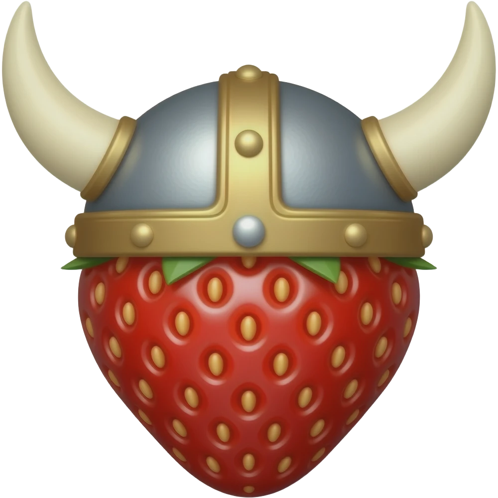 vikini strawberry emoji