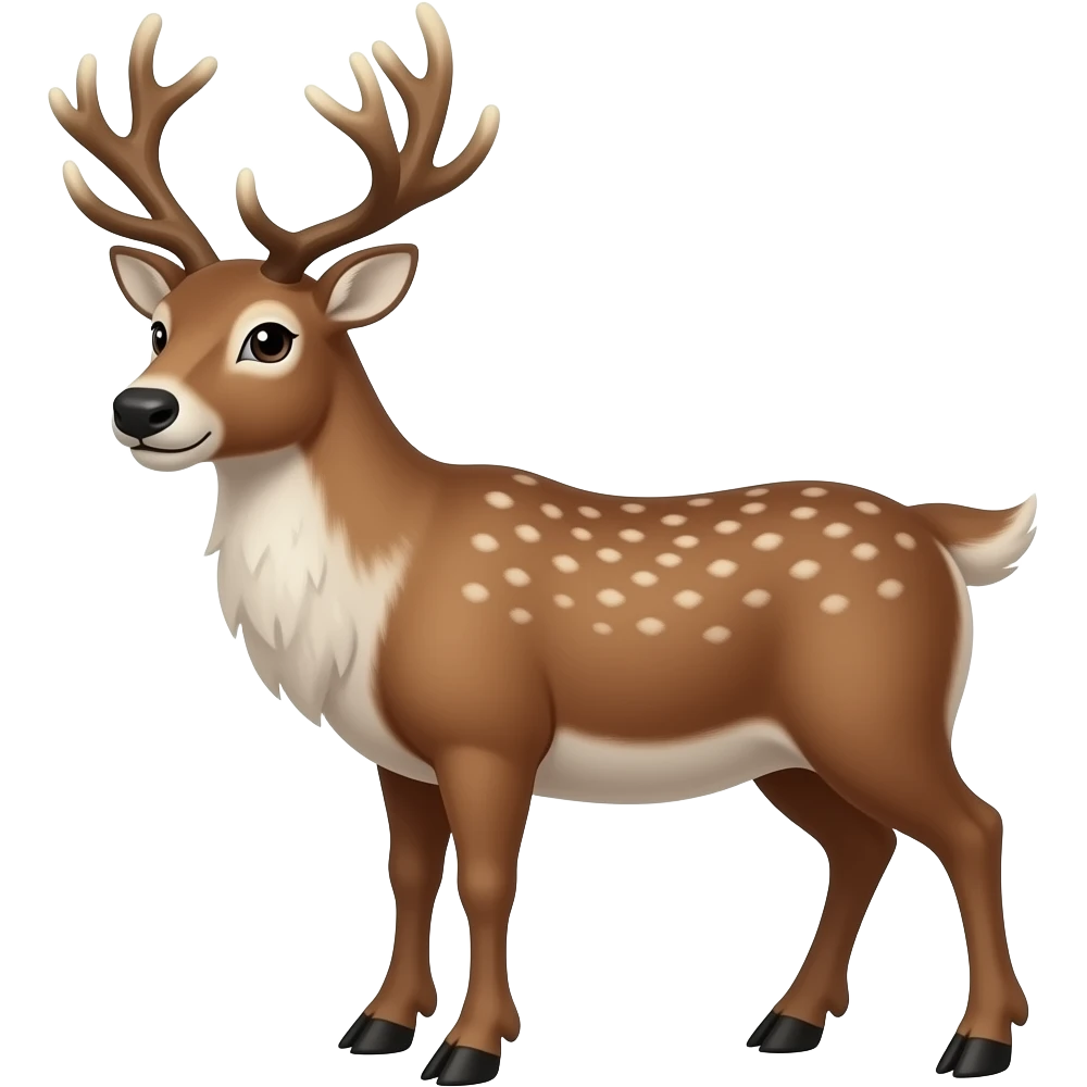 reindeer emoji
