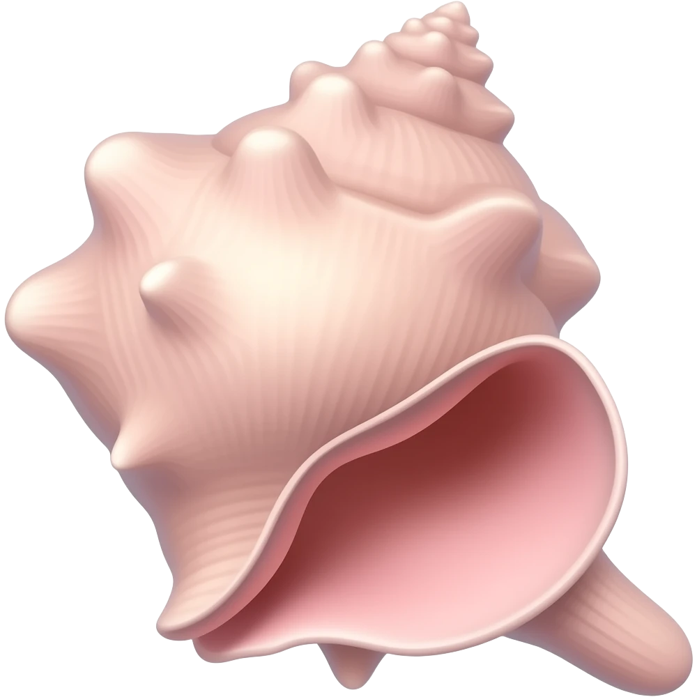 Concha rosa emoji