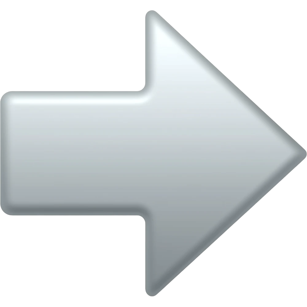 right  arrow emoji