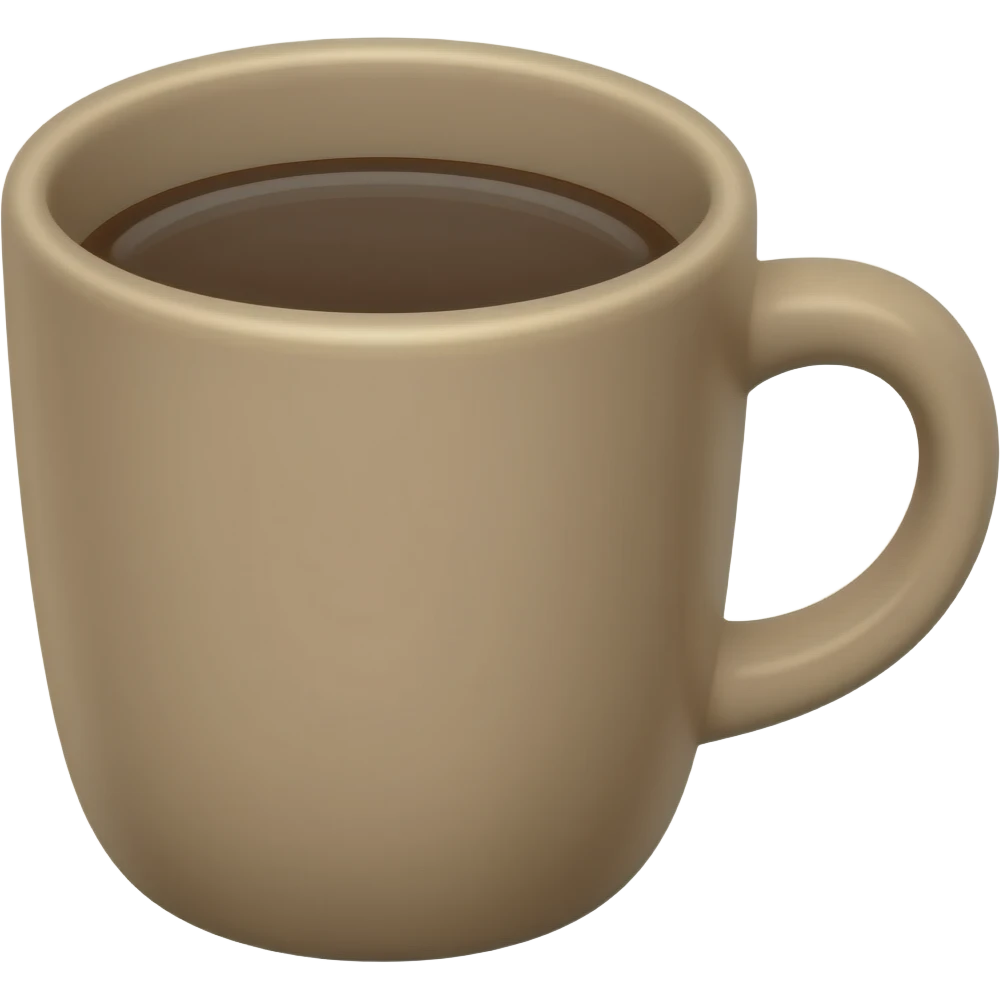 Coffe brown love emoji