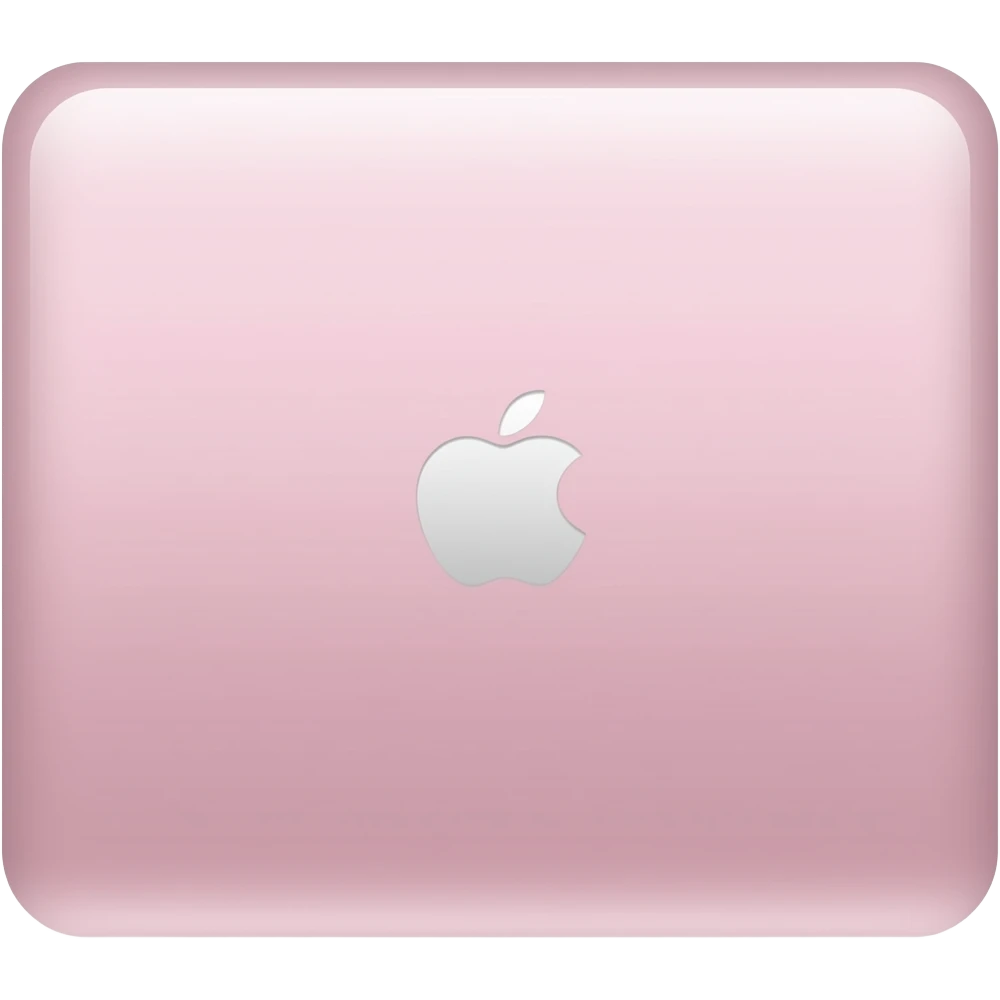 light pink MacBook emoji