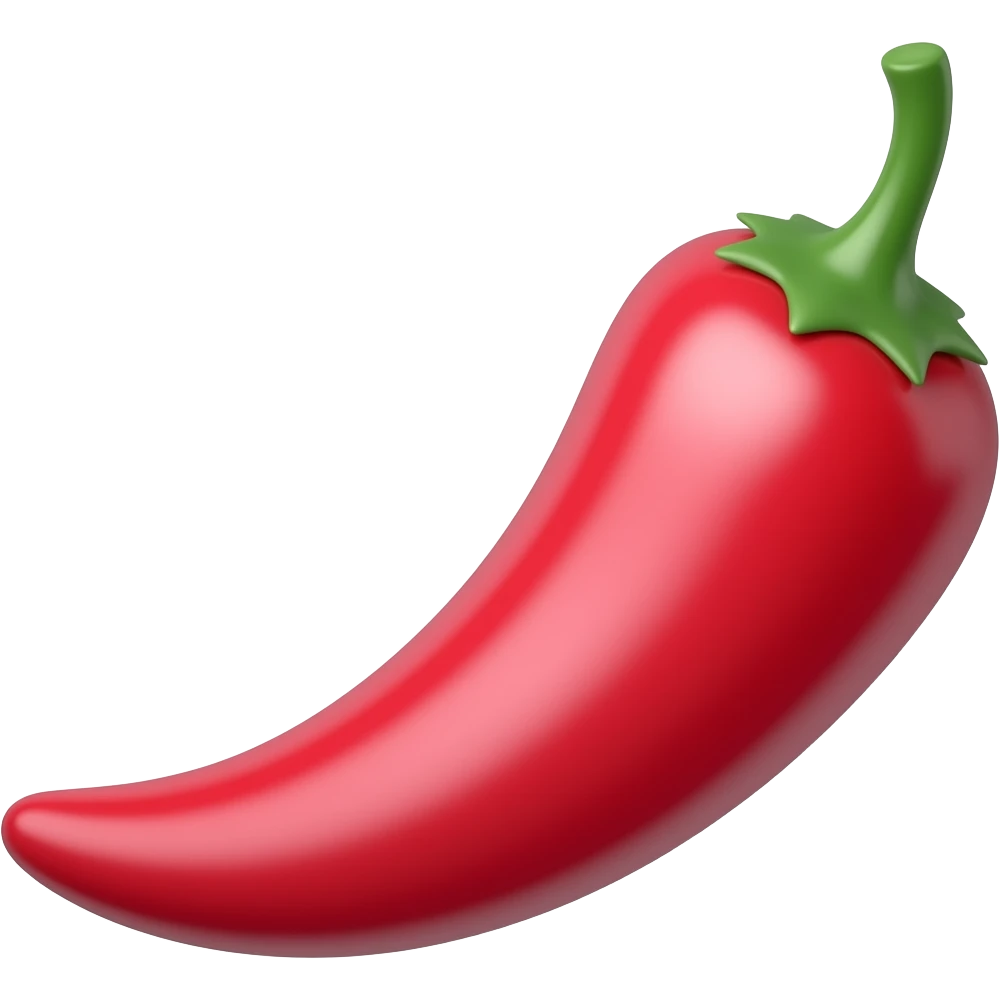 Pink pepper emoji