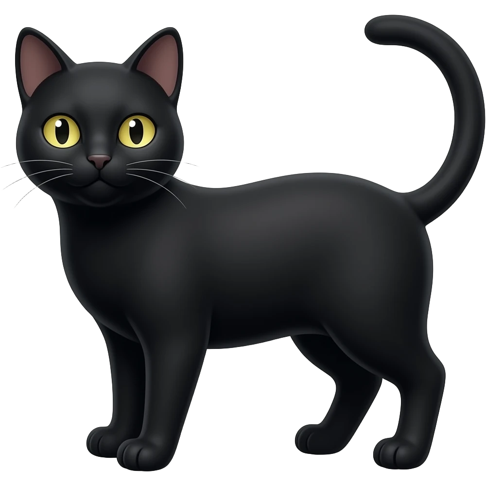 Black cat emoji