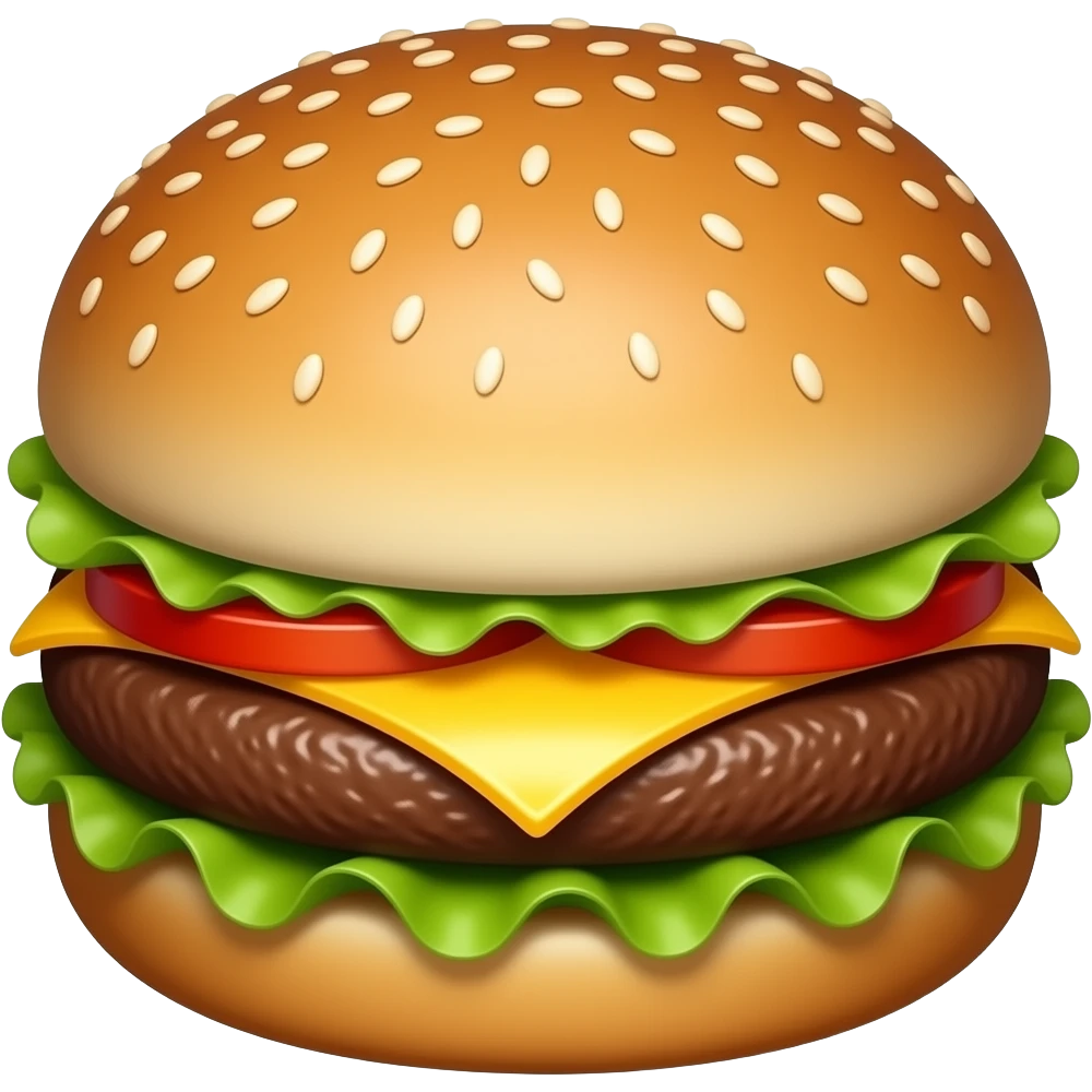 Big burger emoji