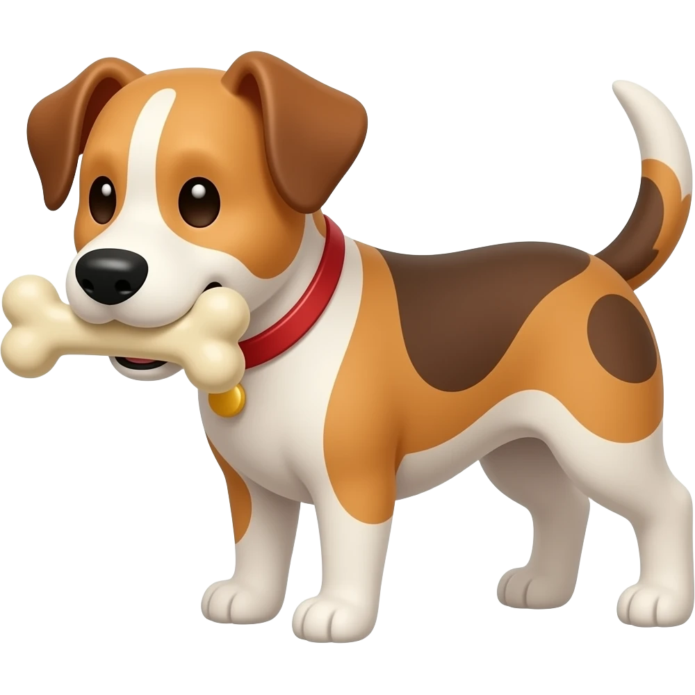 dog eating emoji