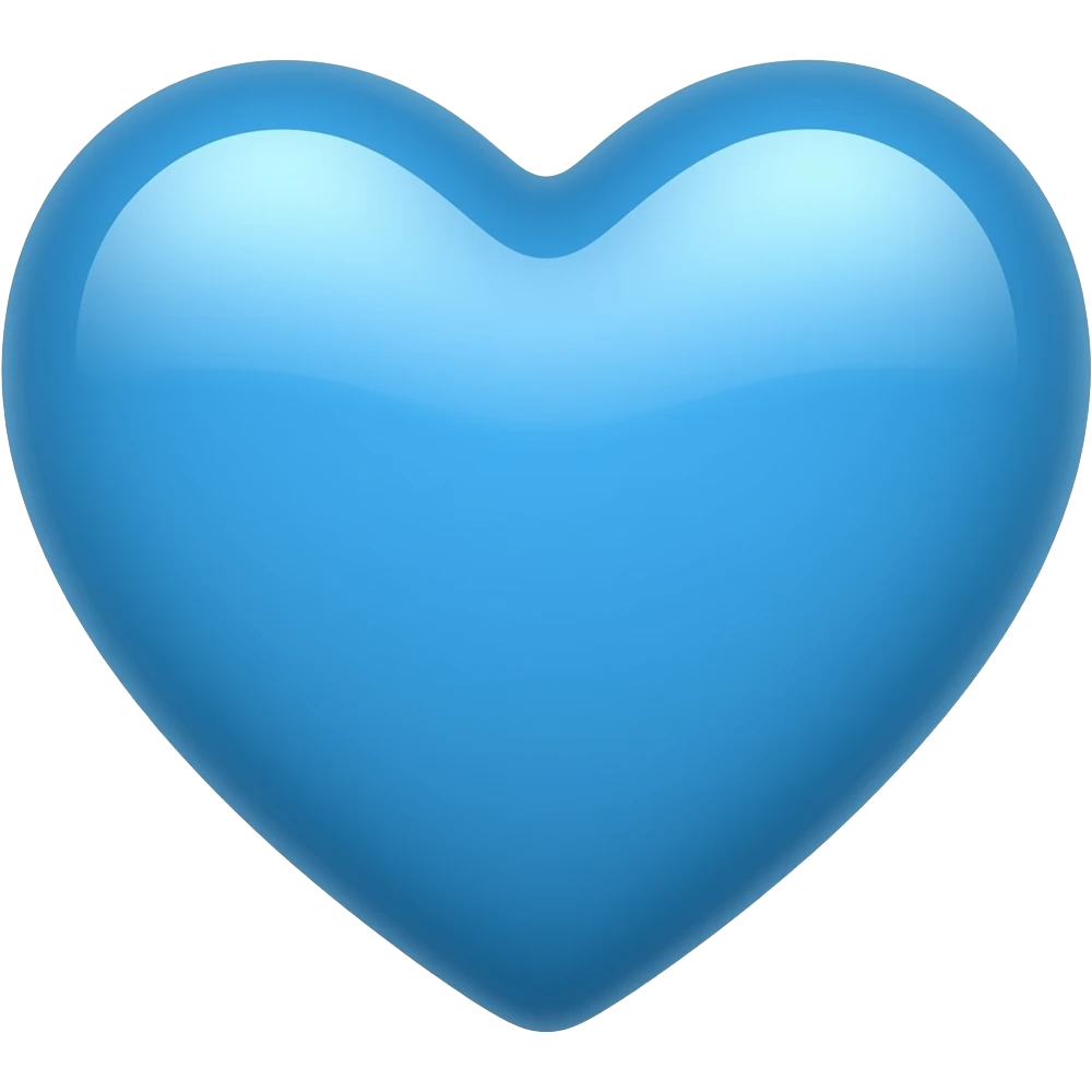 Make these hearts 💕 but blue emoji