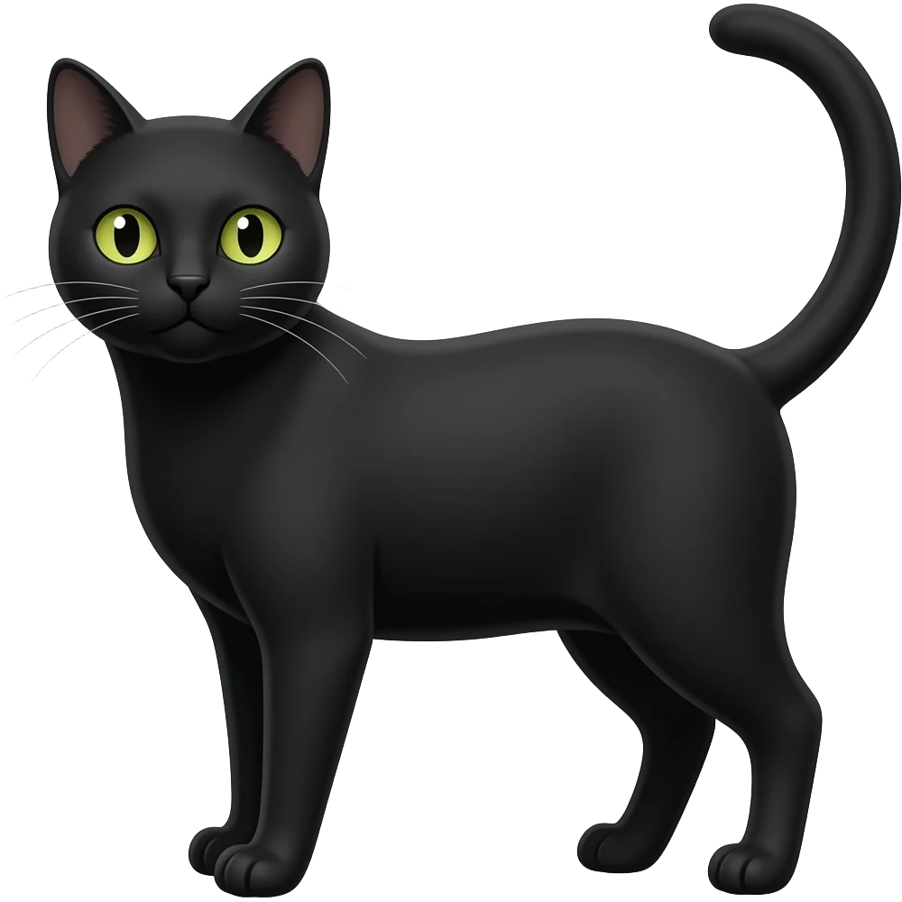 black cat emoji