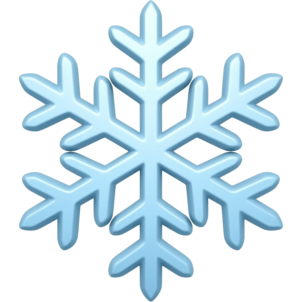 Snowflake emoji