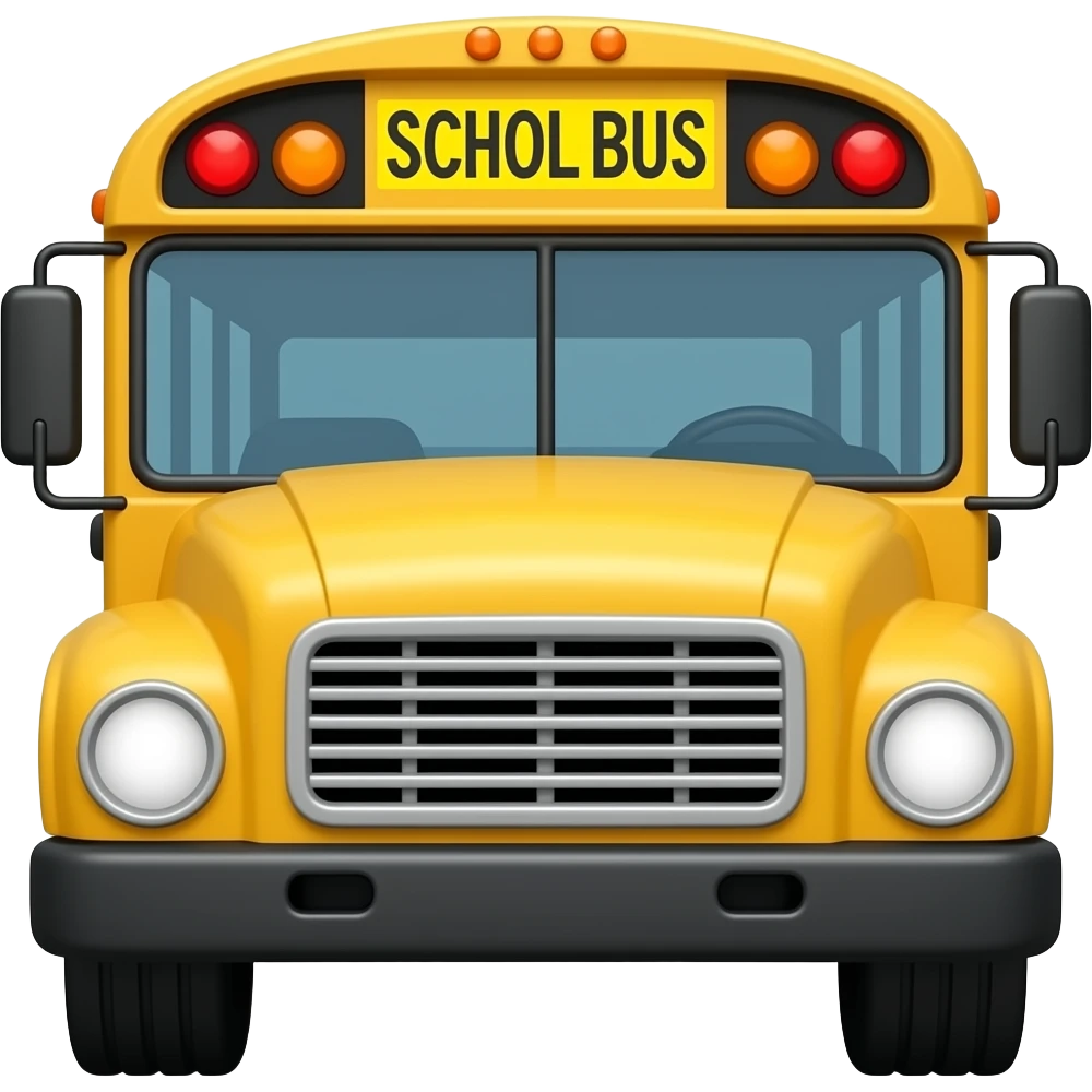 School Bus emoji