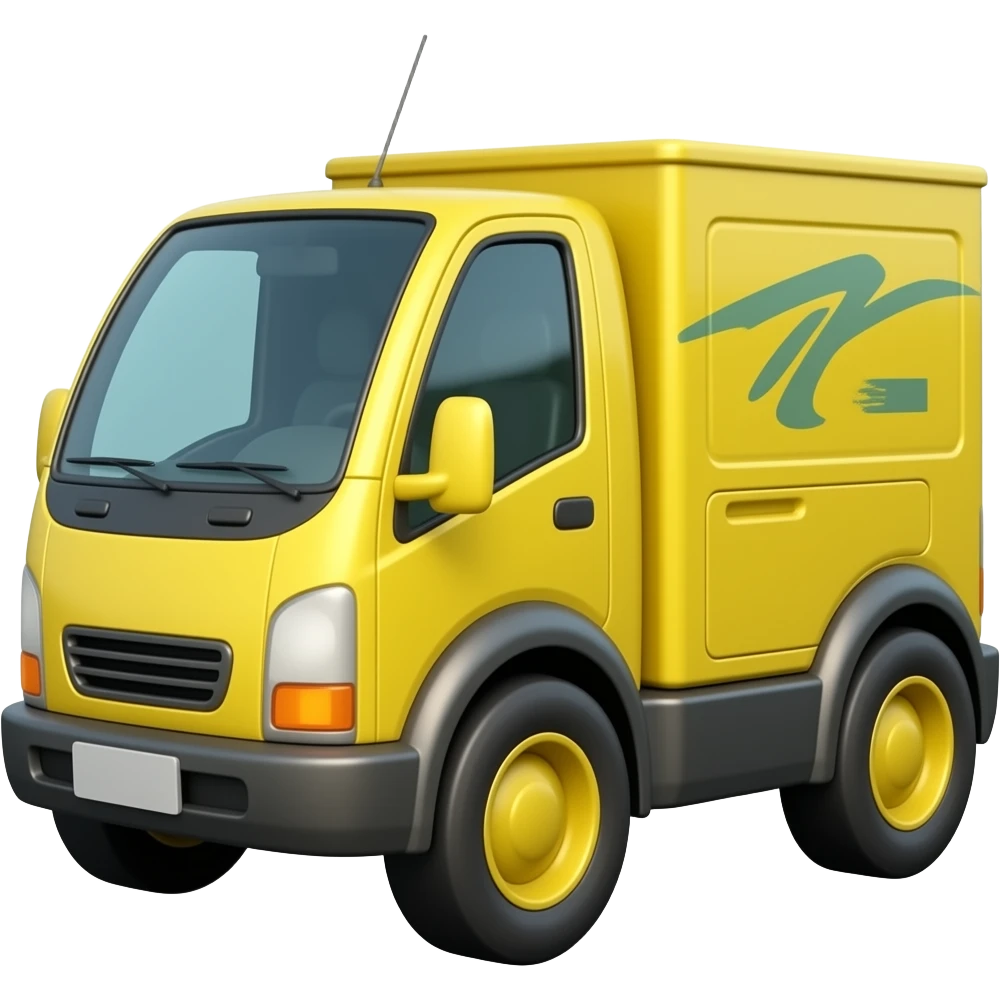 yellowdelivery robot emoji