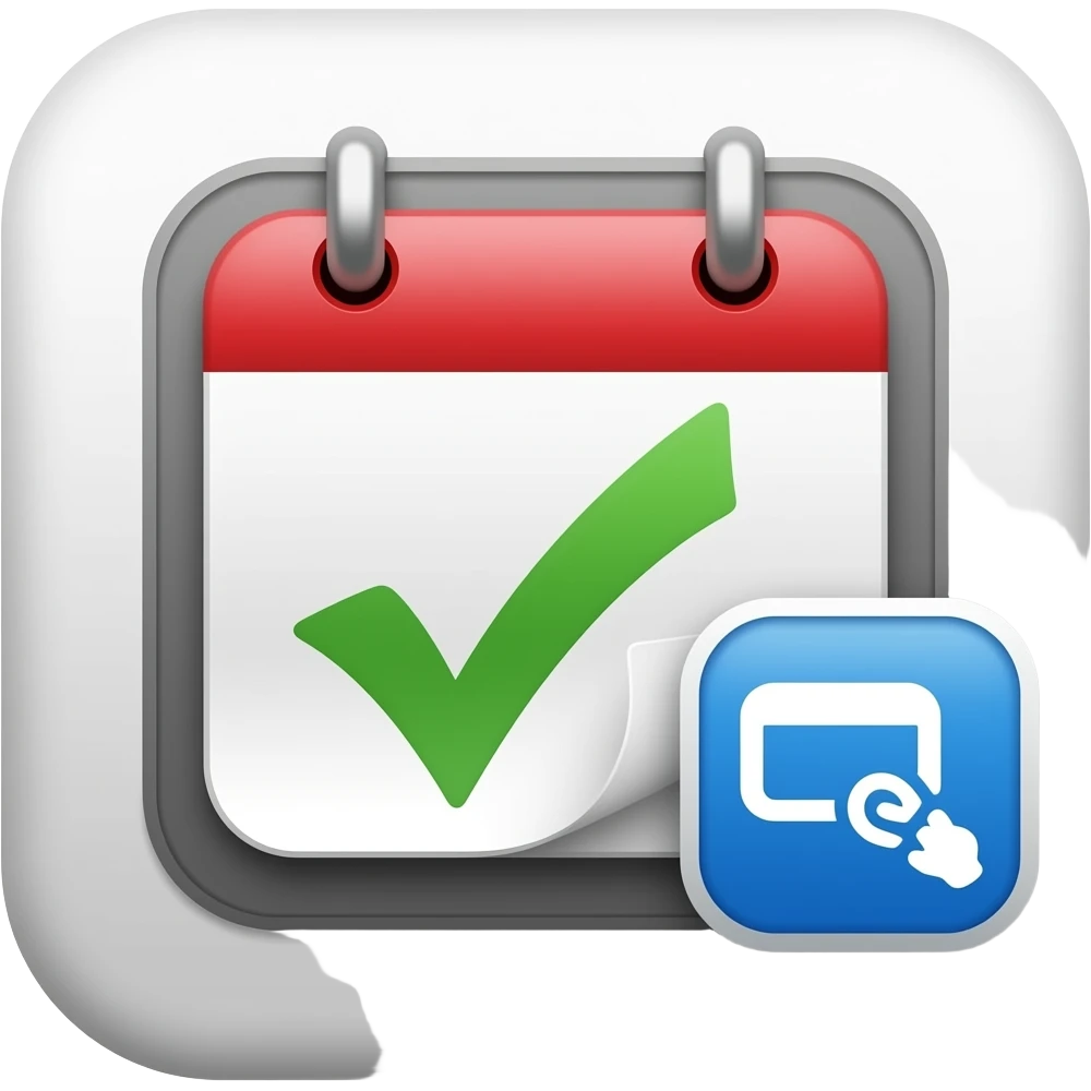 give me an application logo that manage personal daily tasks workspaces emoji
