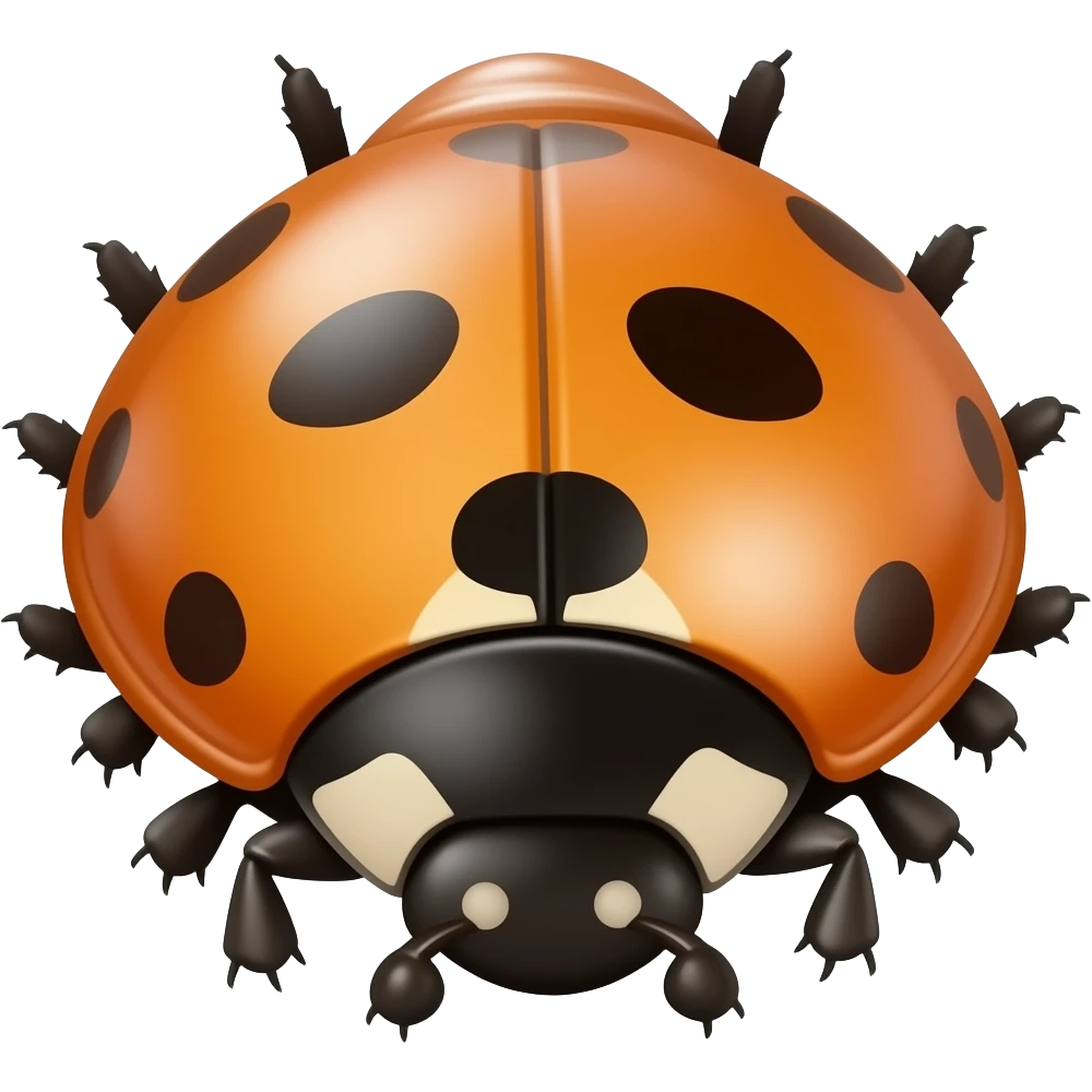 Ladybug larva emoji