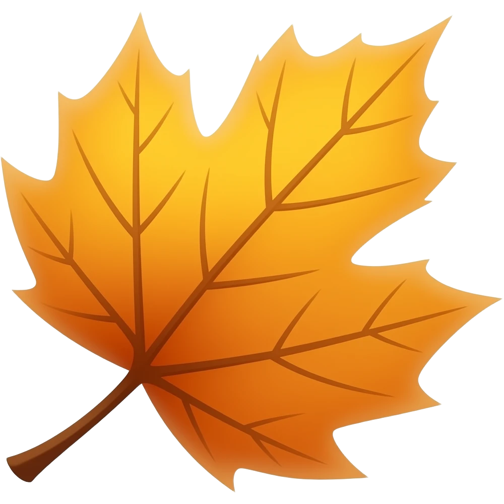 autumn leaves emoji