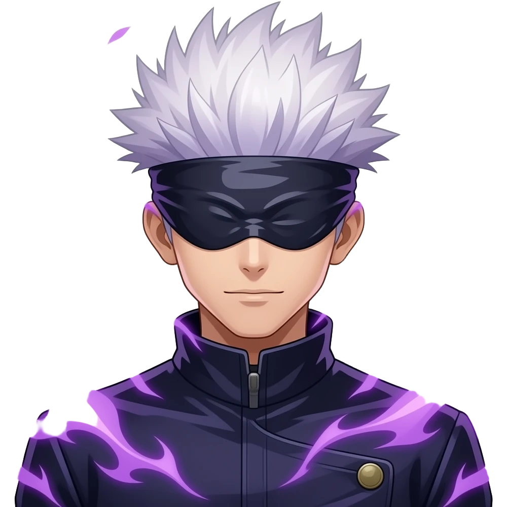 Gojo use hollow purple emoji
