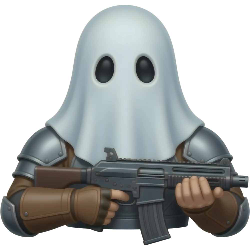 👻 Con arma emoji