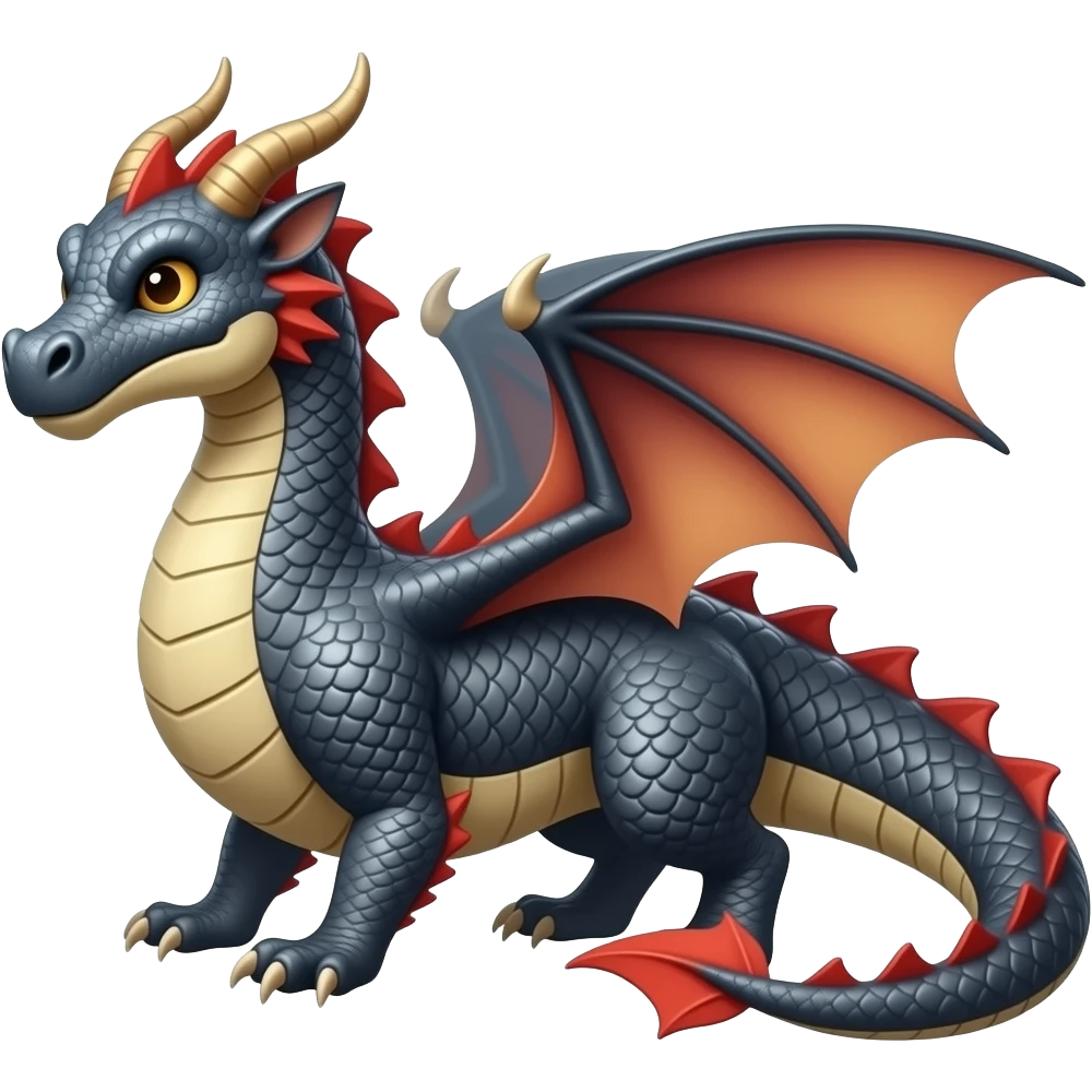 Dragon without poles emoji