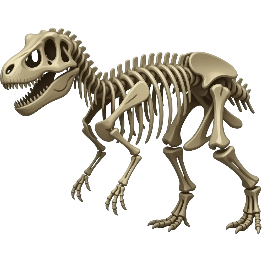 🦕skeleton emoji