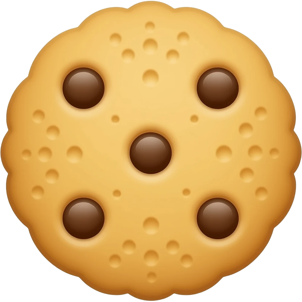 raw cookie emoji