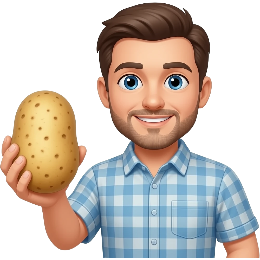 🧍‍♂️+🥔 emoji