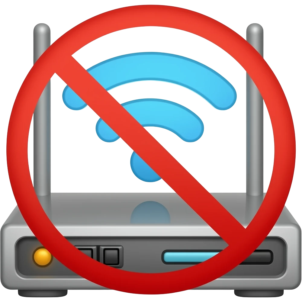 no wifi emoji