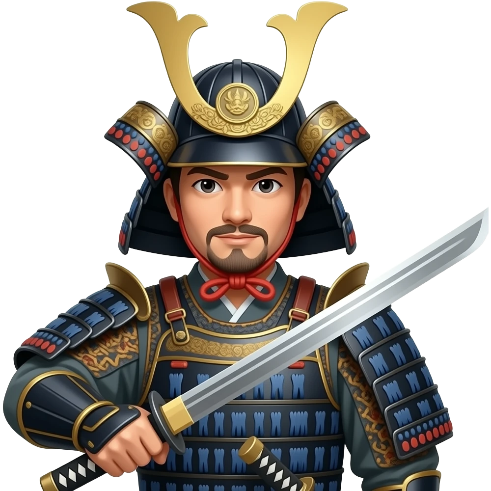 Classic samurai warrior emoji
