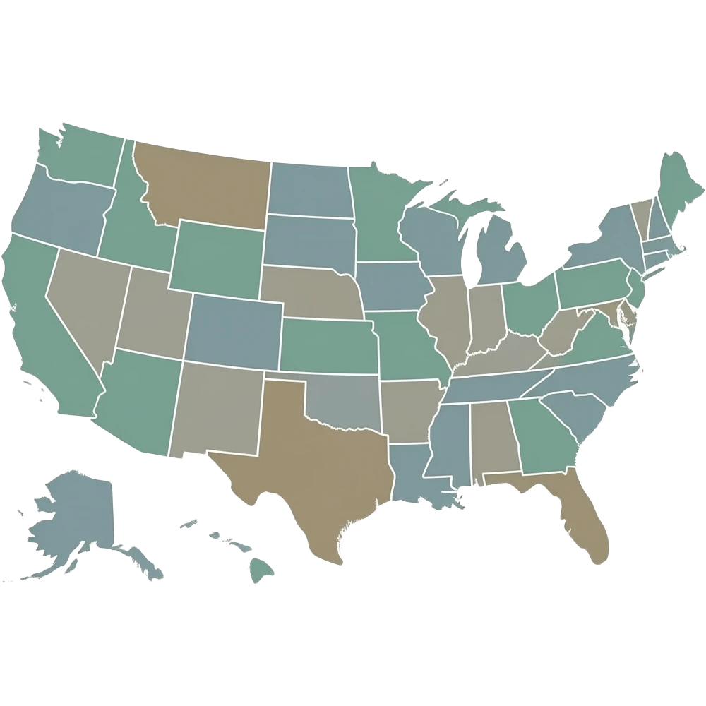 Usa map emoji