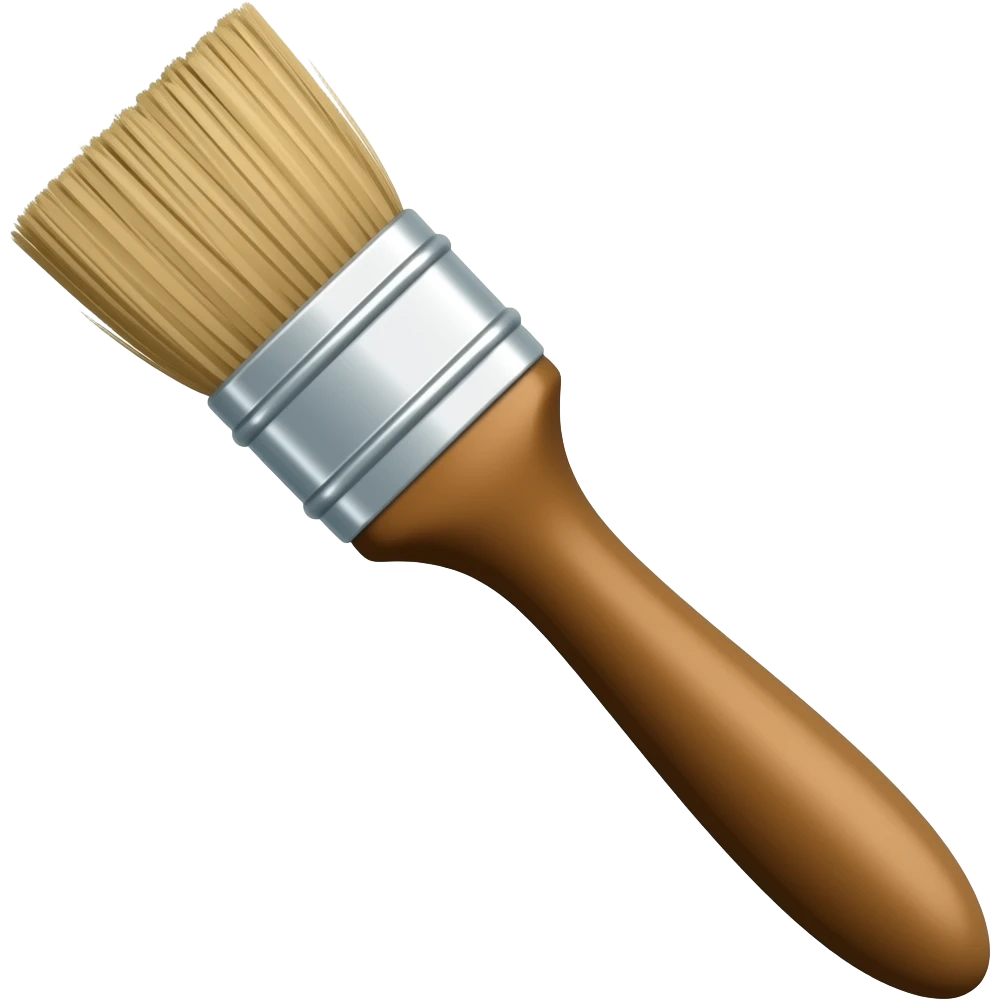 cartoon brush emoji