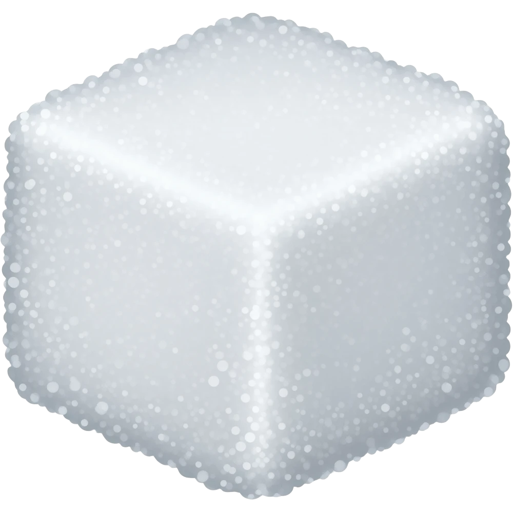 Sugar cube emoji