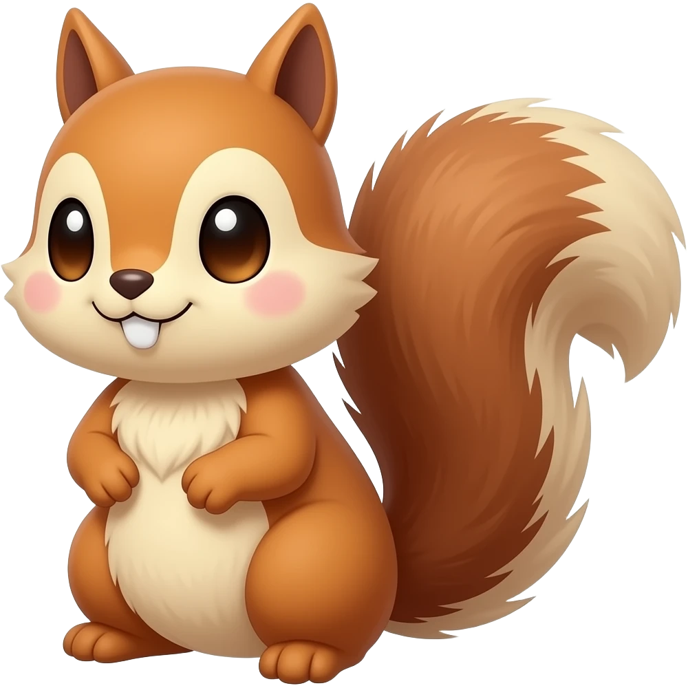 Pukachu as a squirrell emoji